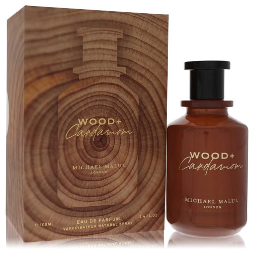 Michael Malul Wood + Cardamom by Michael MalulEau De Parfum Spray 3.4 oz 3.4 oz / 100 ml / Alcohol, Amber, Woody, Aldehyde, Oils Men
