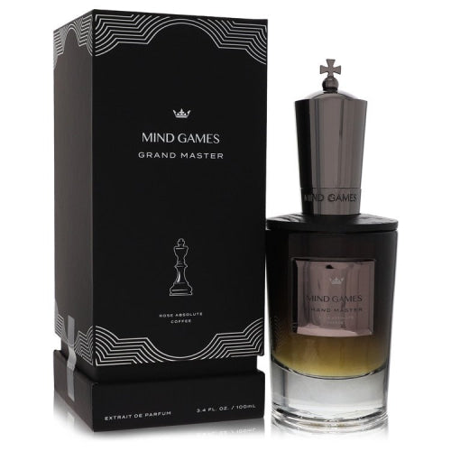 Mind Games Grand Master by Mind GamesExtrait De Parfum Spray (Unisex) 3.4 oz 3.4 oz / 100 ml / Alcohol, Amber, Woody, Aldehyde, Oils Unisex