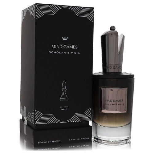 Mind Games Scholar’s Mate by Mind GamesExtrait De Parfum Spray 3.4 oz 3.4 oz / 100 ml / Alcohol, Amber, Woody, Aldehyde, Oils Men