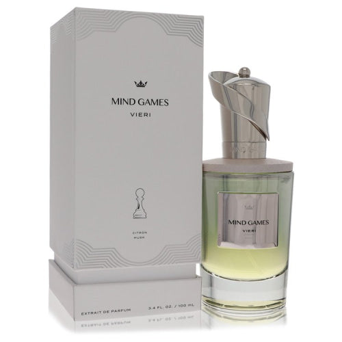 Mind Games Vieri by Mind GamesExtrait De Parfum Spray (Unisex) 3.4 oz 3.4 oz / 100 ml / Alcohol, Amber, Woody, Aldehyde, Oils Unisex