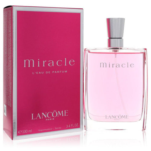 Miracle by LancomeEau De Parfum Spray 3.4 oz 3.4 oz / 100 ml / Alcohol, Amber, Woody, Aldehyde, Oils Women