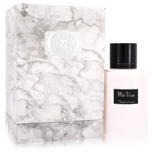 Miss Vizzari by Roberto VizzariEau De Parfum Spray 3.7 oz 3.7 oz / 109 ml / Alcohol, Amber, Woody, Aldehyde, Oils Women