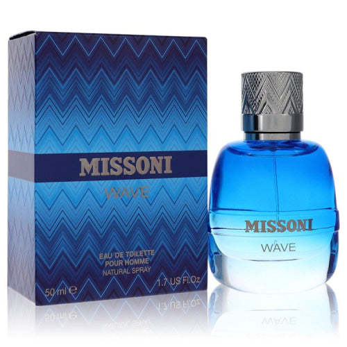Missoni Wave by MissoniEau De Toilette Spray 1.7 oz 1.7 oz / 50 ml / Alcohol, Amber, Woody, Aldehyde, Oils Men