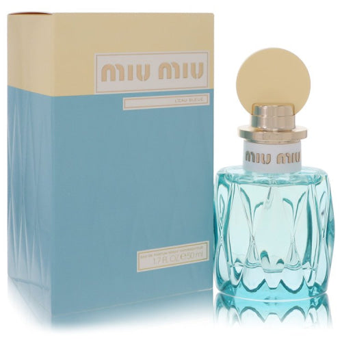 Miu Miu L’eau Bleue by Miu MiuEau De Parfum Spray 1.7 oz 1.7 oz / 50 ml / Alcohol, Amber, Woody, Aldehyde, Oils Women