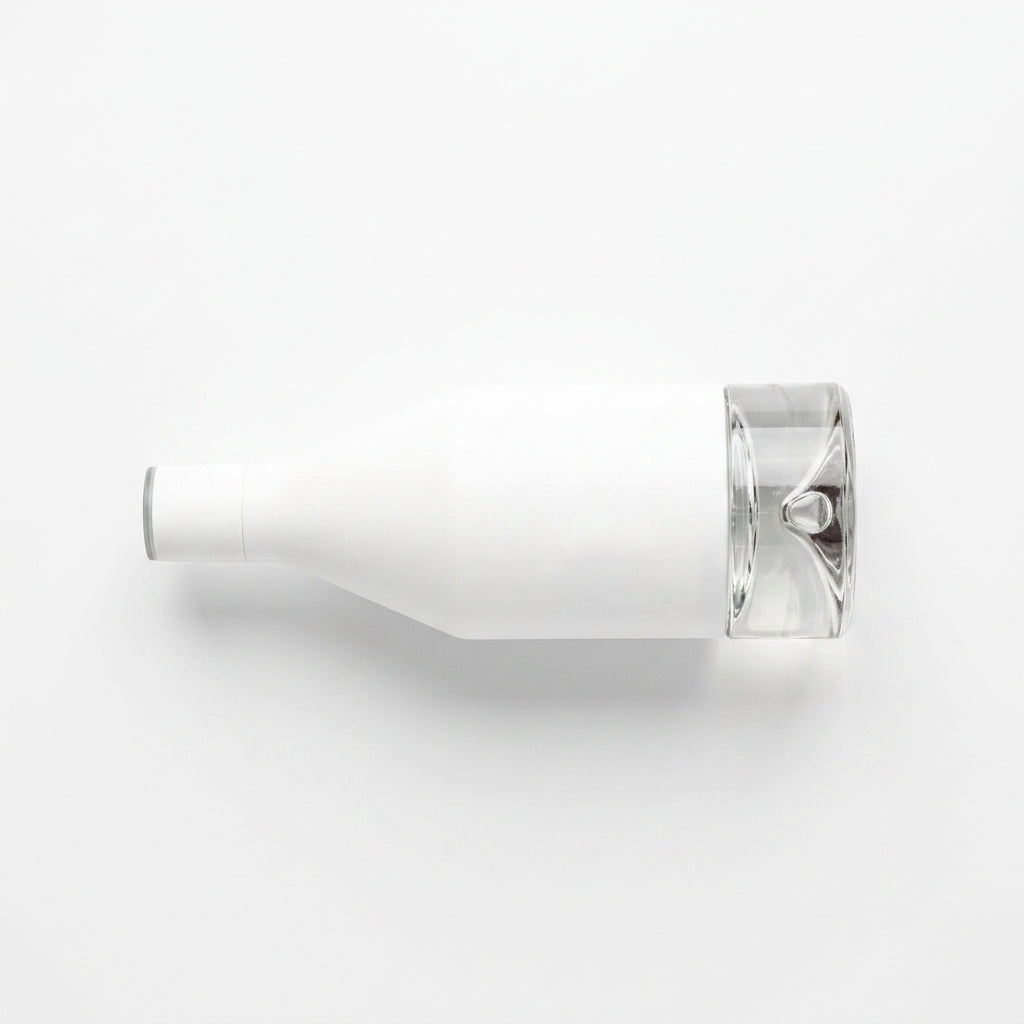 Fragrance bottle and packaging — Flat Lay - Back | Generated by Modelize