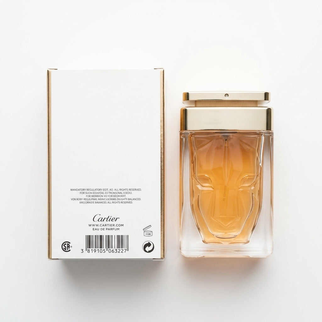 Luxury Fragrance — Flat Lay - Back | Generated by Modelize