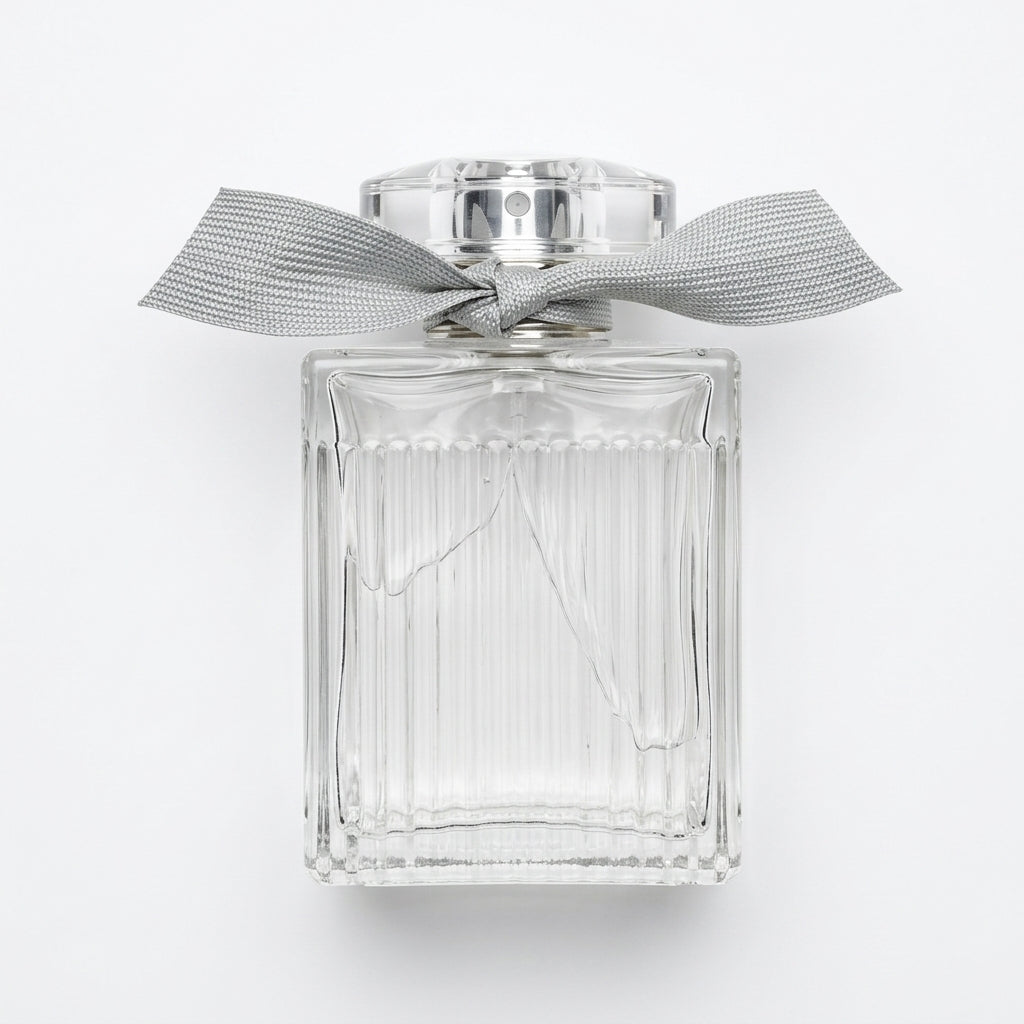 Perfume bottle — Flat Lay - Front | Generated by Modelize