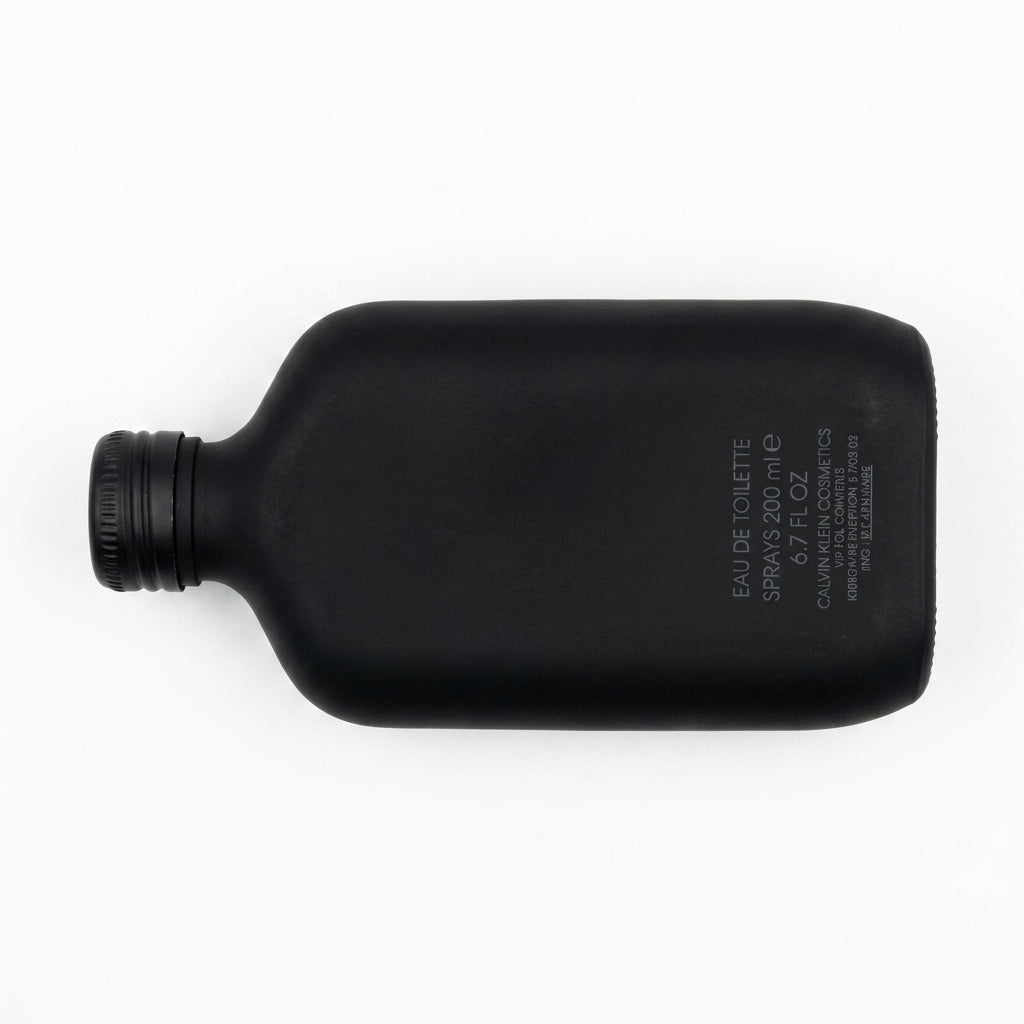 Fragrance bottle and packaging — Flat Lay - Back | Generated by Modelize