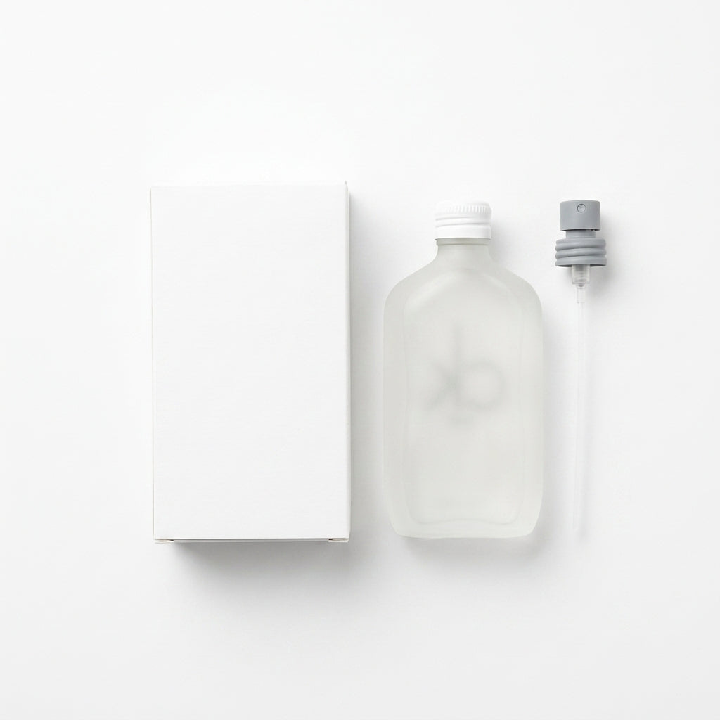Eau De Toilette Fragrance — Flat Lay - Back | Generated by Modelize