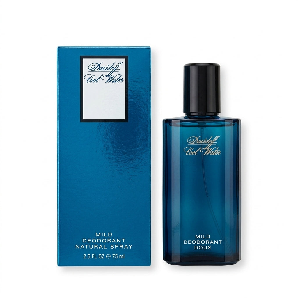 Deodorant Spray and Packaging — Flat Lay - Front | Generated by Modelize