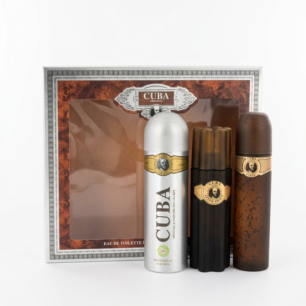 Fragrance gift set — Flat Lay - Front | Generated by Modelize