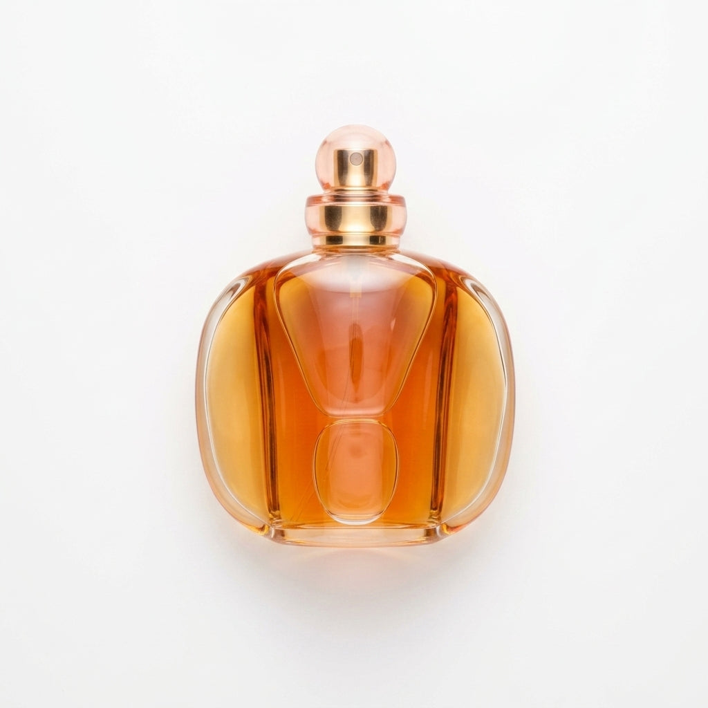 Perfume Bottle — Flat Lay - Back | Generated by Modelize