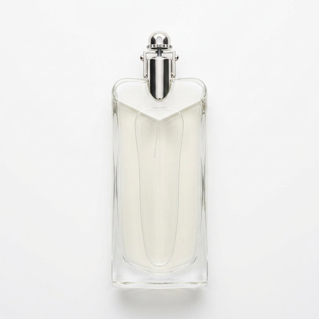 Fragrance bottle — Flat Lay - Back | Generated by Modelize