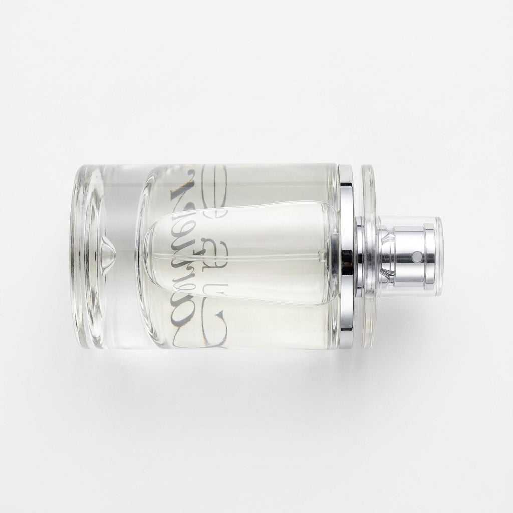 Fragrance bottle — Flat Lay - Back | Generated by Modelize