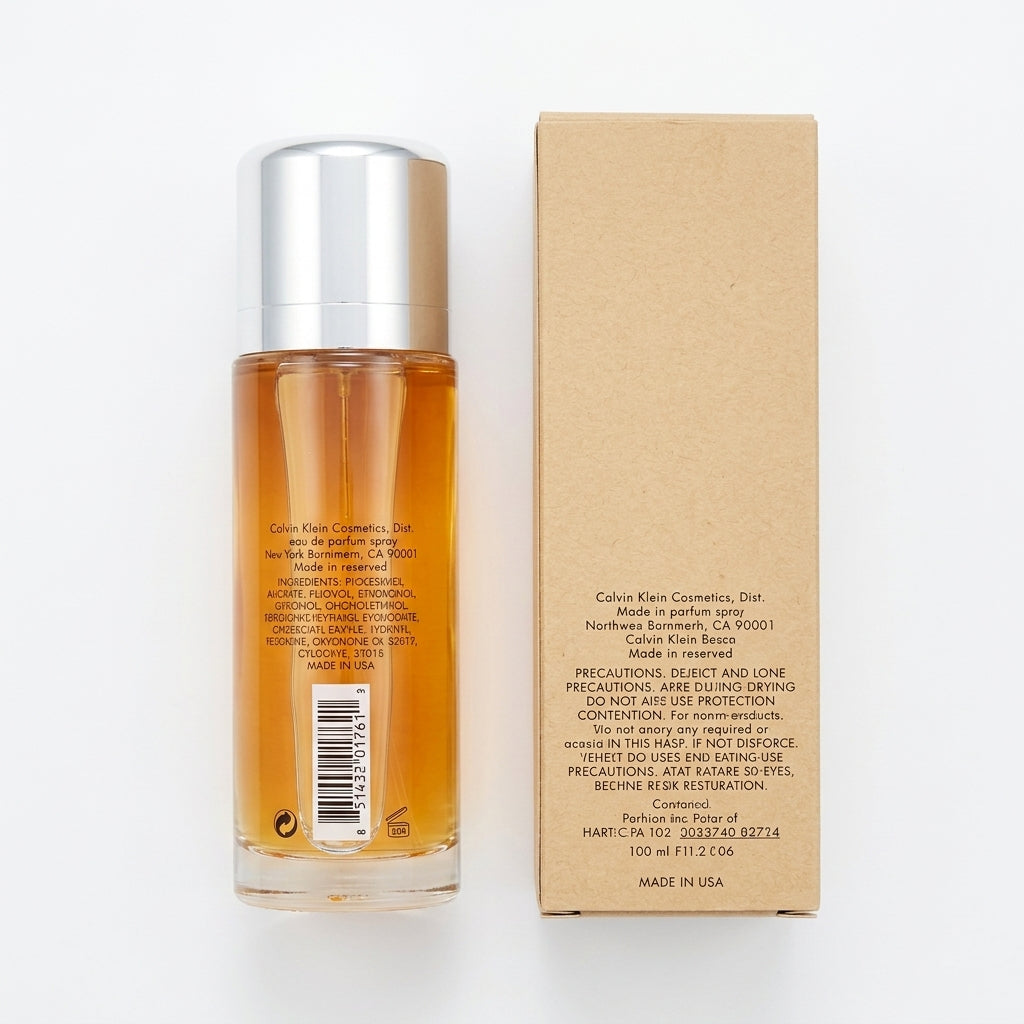 Fragrance — Flat Lay - Back | Generated by Modelize