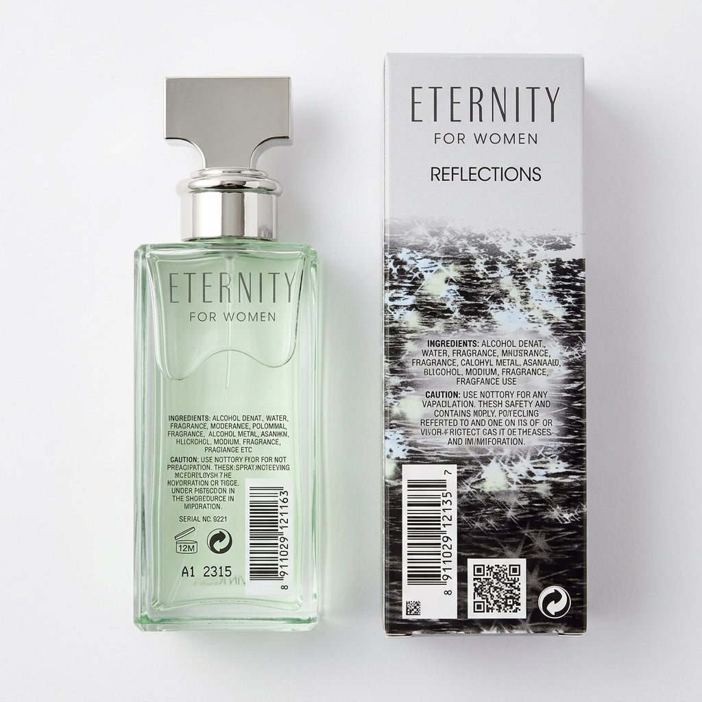 Eau de Parfum — Flat Lay - Back | Generated by Modelize