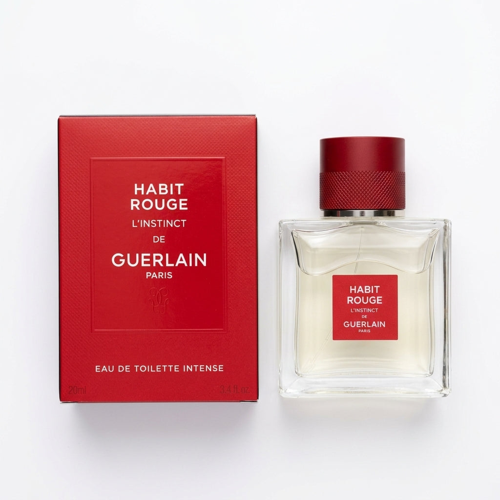 Men's Fragrance (Eau De Toilette Intense) — Flat Lay - Front | Generated by Modelize