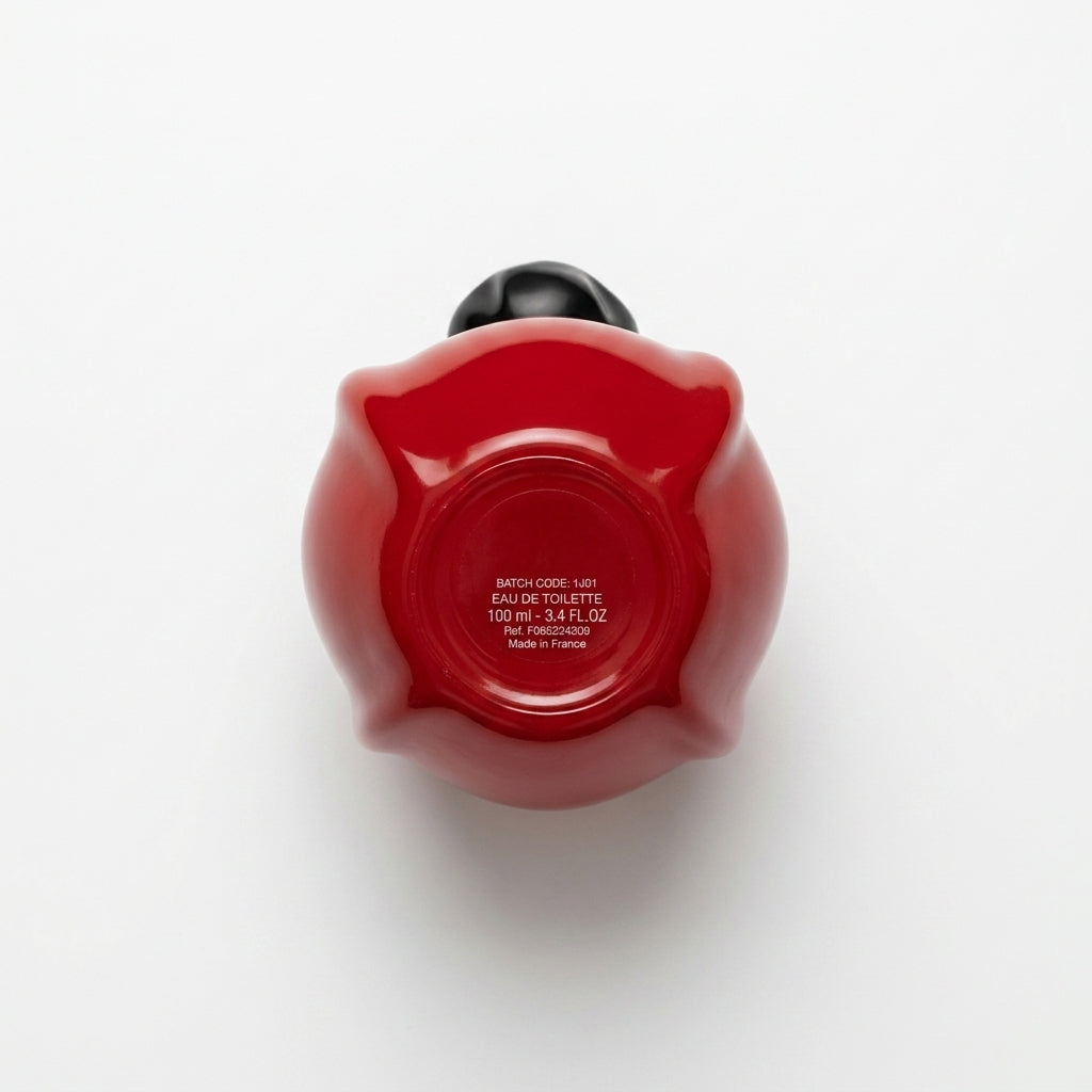 Fragrance / Perfume — Flat Lay - Back | Generated by Modelize