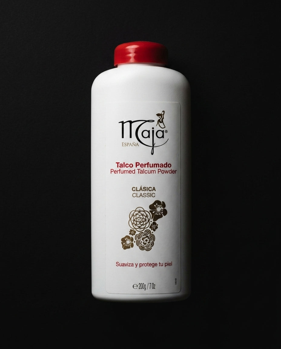 Perfumed talcum powder — Citrus Note Flat Lay | Generated by Modelize
