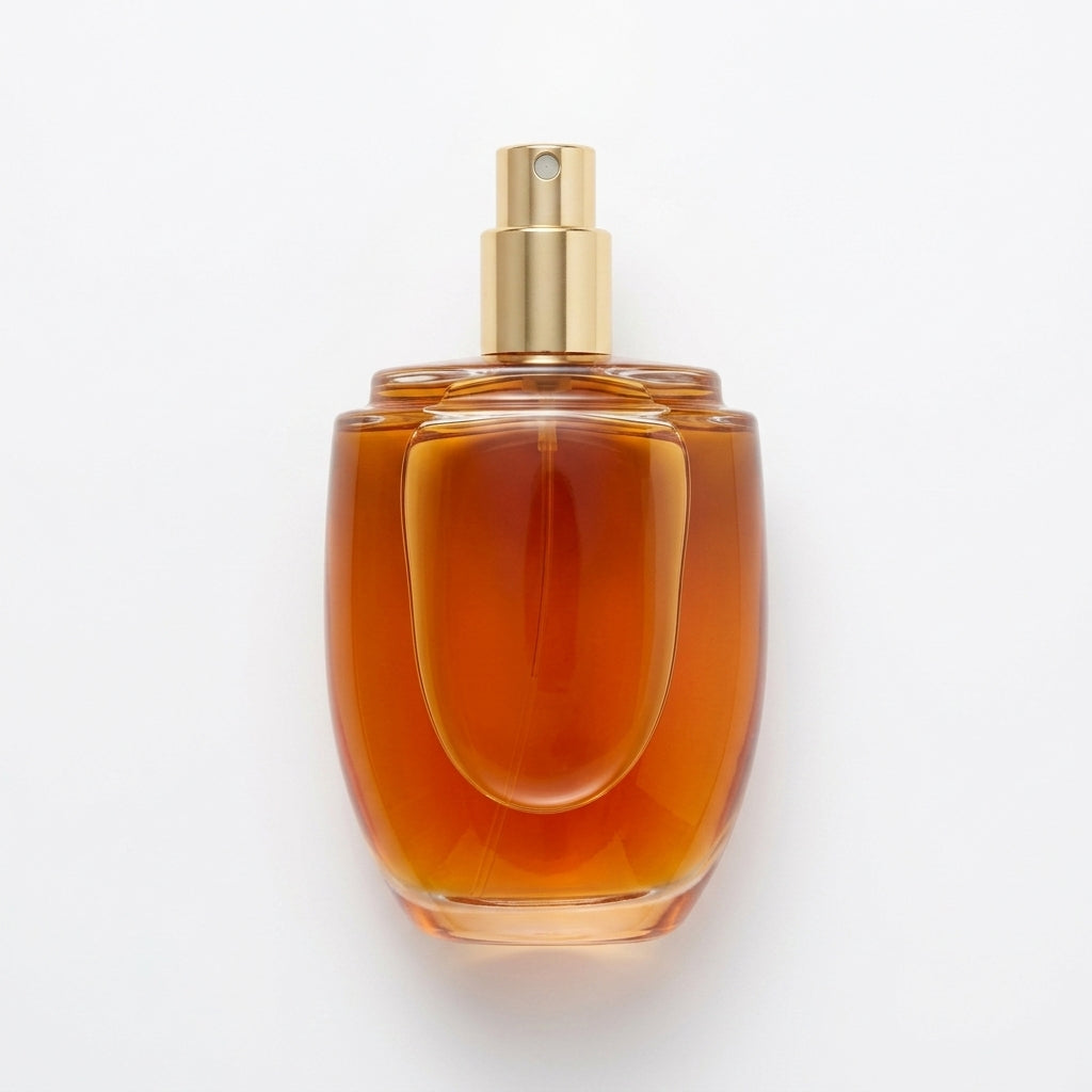 Perfume / Eau De Parfum — Flat Lay - Back | Generated by Modelize