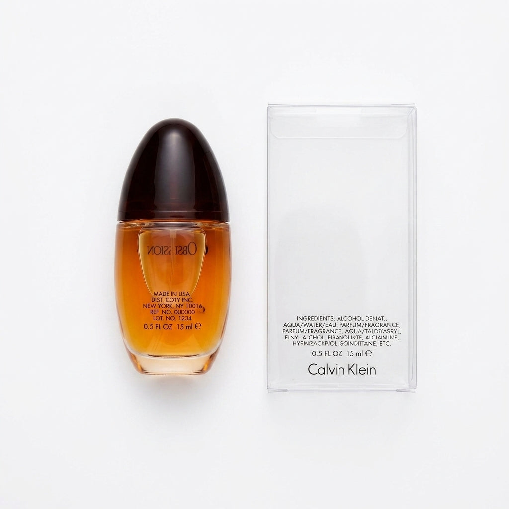 Fragrance set — Flat Lay - Back | Generated by Modelize