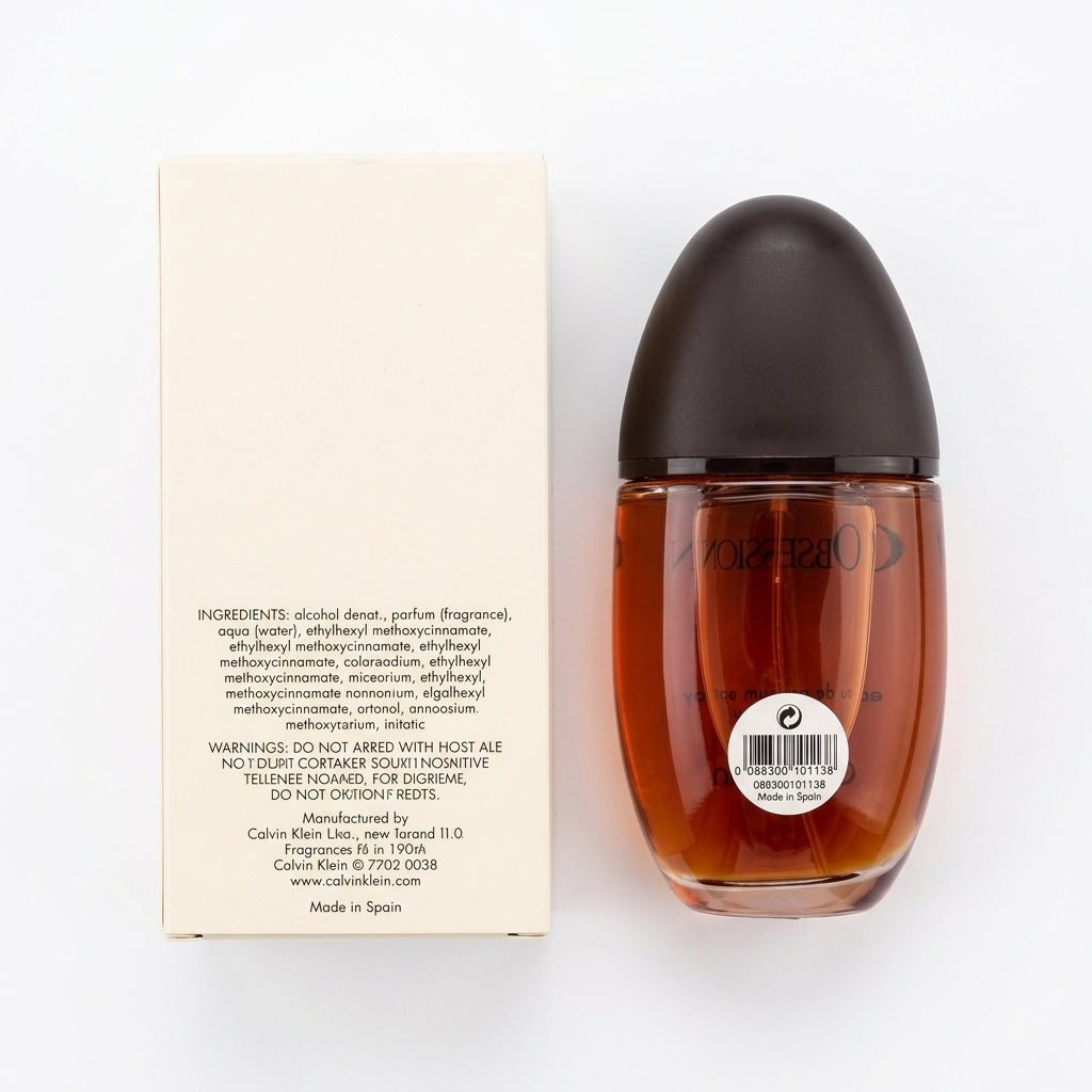 Fragrance — Flat Lay - Back | Generated by Modelize