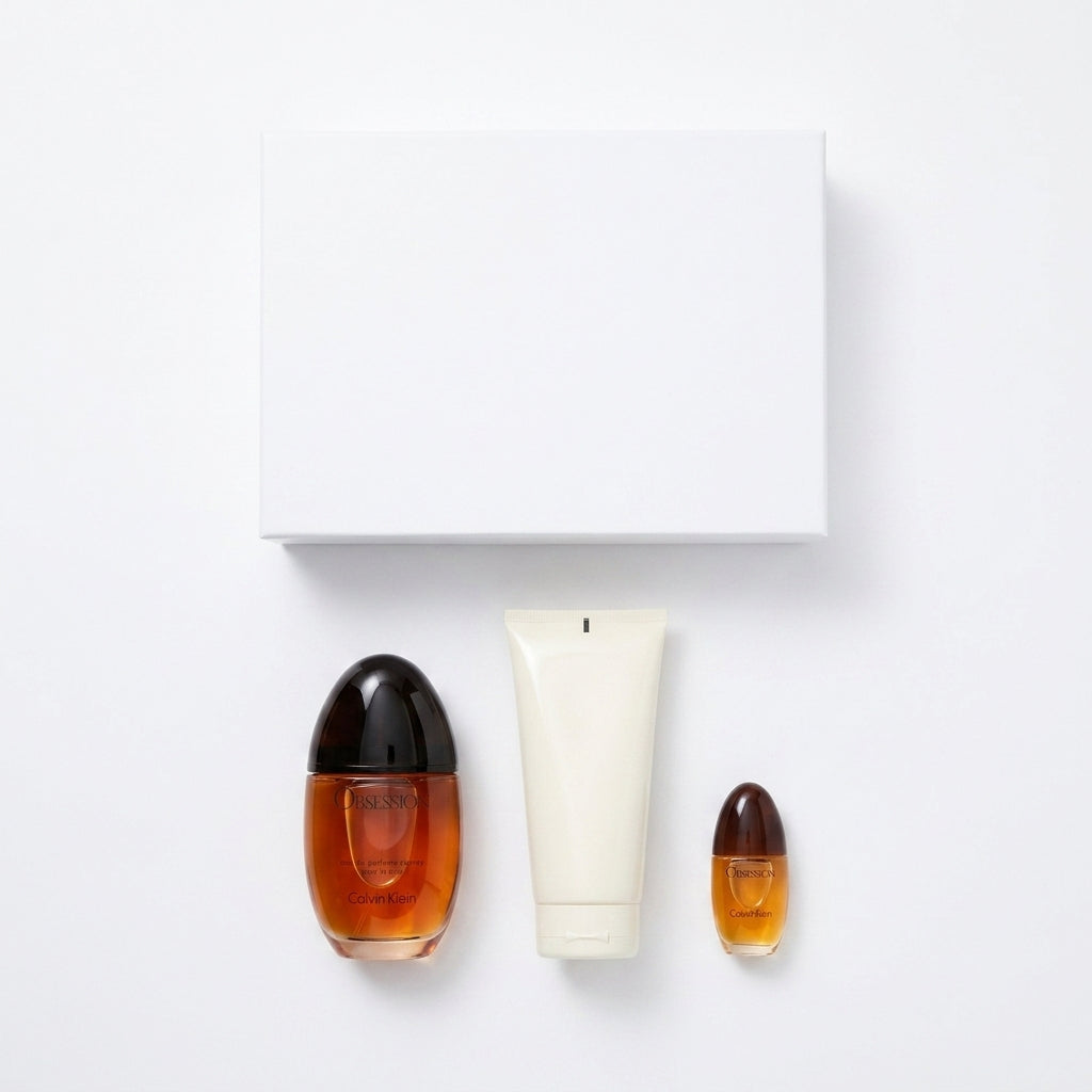 Fragrance Gift Set — Flat Lay - Back | Generated by Modelize