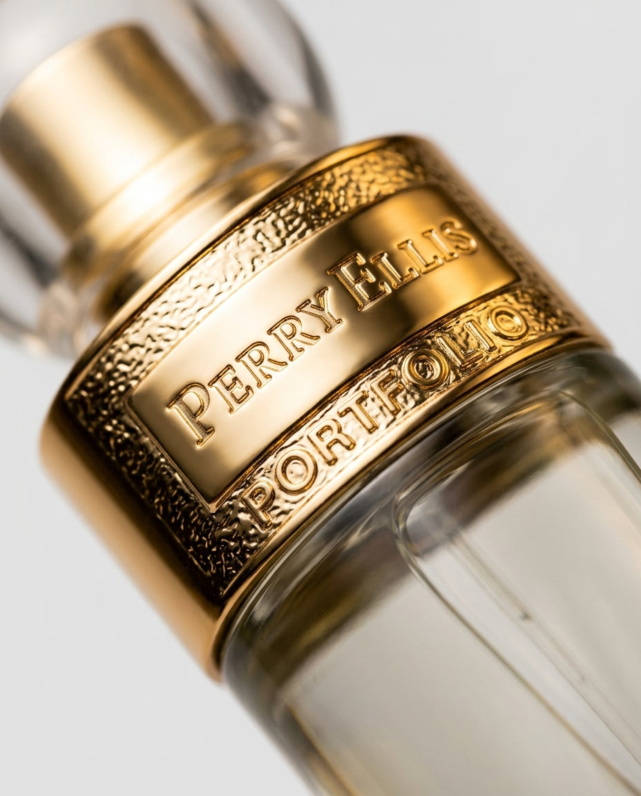 Fragrance gift set — Gold Crest Detail | Generated by Modelize