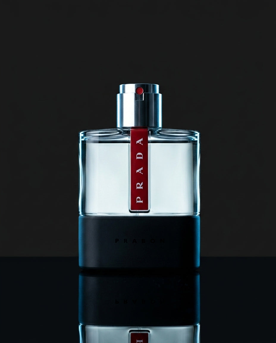Men's Fragrance — Dynamic Power Angle | Generated by Modelize