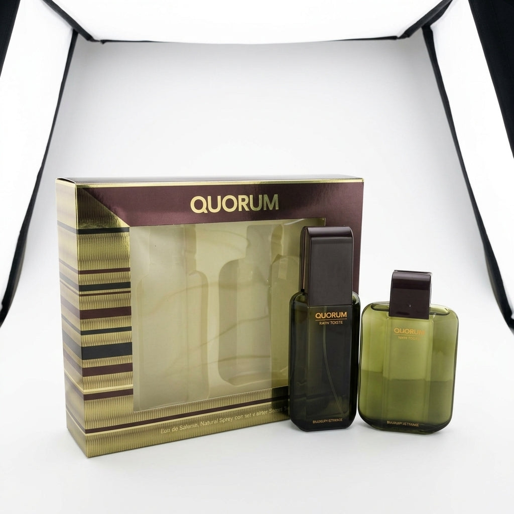 Fragrance Gift Set — Studio - Clean | Generated by Modelize