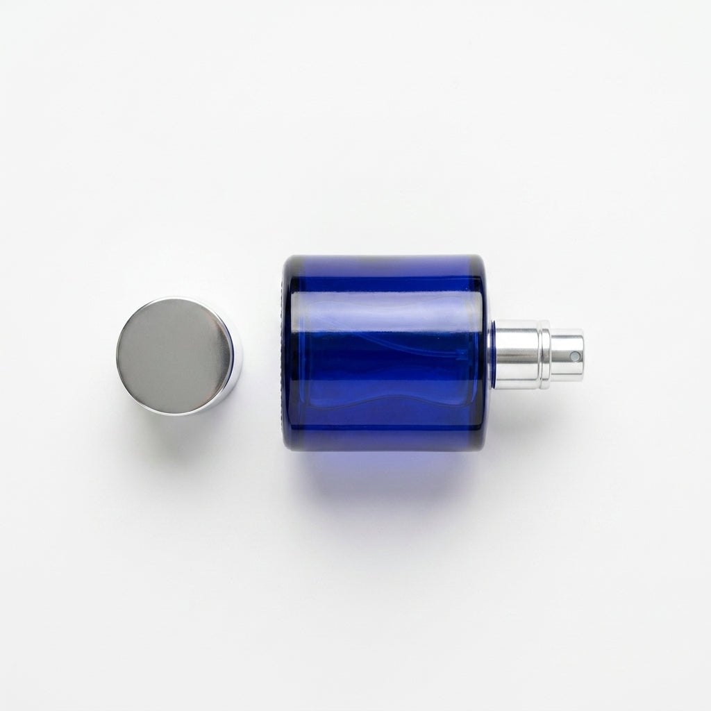 Cologne Spray — Flat Lay - Back | Generated by Modelize