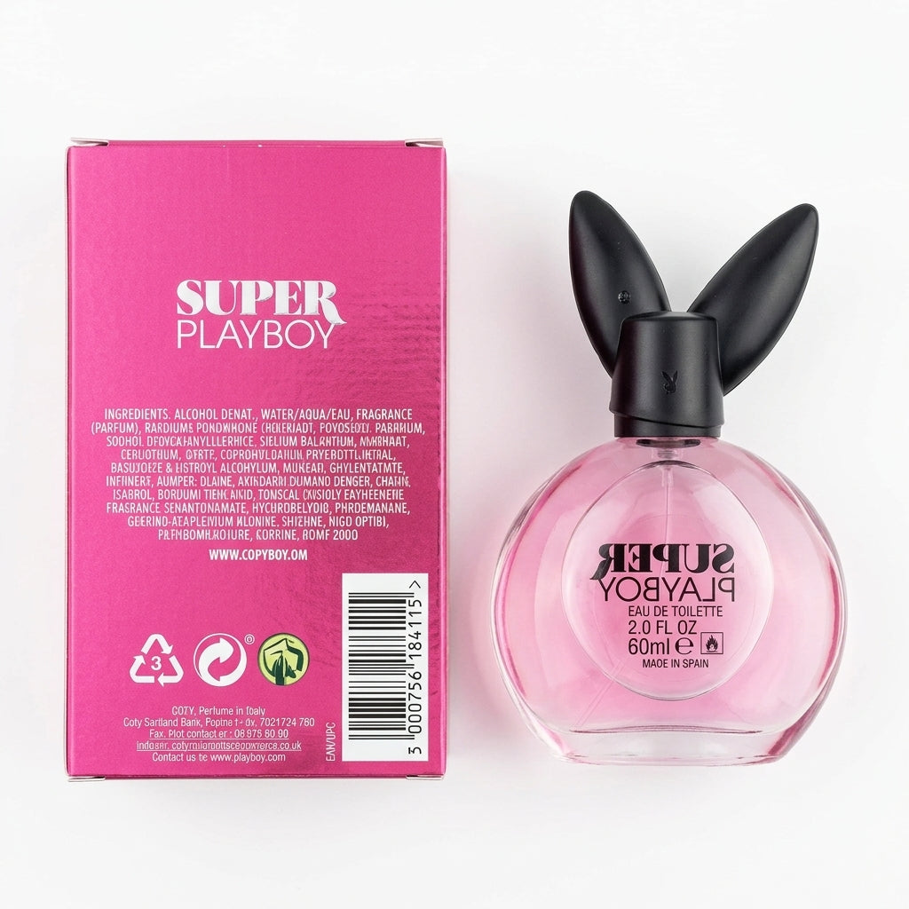 Eau de Toilette Perfume — Flat Lay - Back | Generated by Modelize