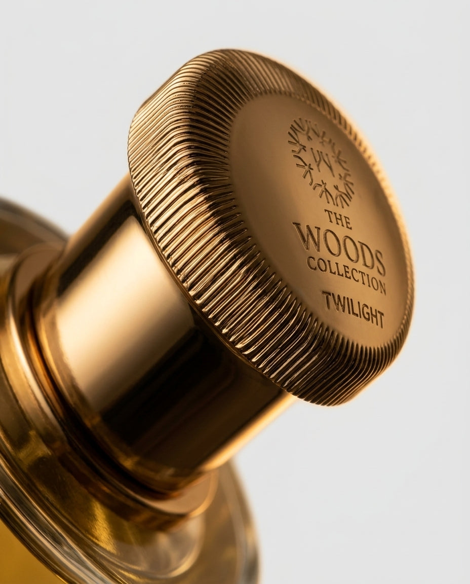Eau De Parfum — Gold Cap Detail | Generated by Modelize