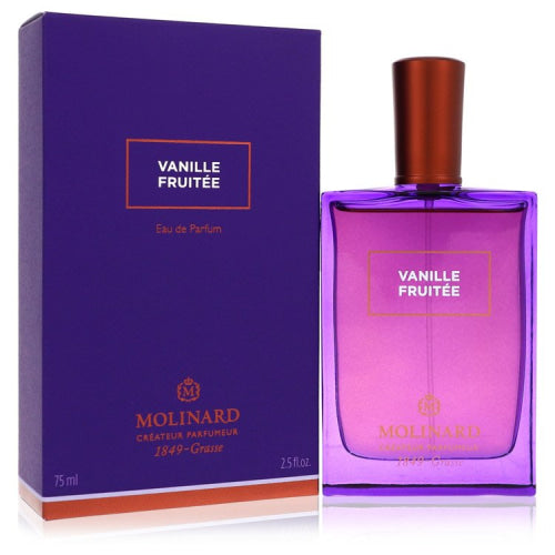 Molinard Vanille Fruitee by MolinardEau De Parfum Spray (Unisex) 2.5 oz 2.5 oz / 75 ml / Alcohol, Amber, Woody, Aldehyde, Oils Unisex