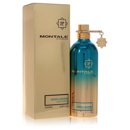 Montale Aoud Lagoon by MontaleEau De Parfum Spray (Unisex) 3.4 oz 3.4 oz / 100 ml / Alcohol, Amber, Woody, Aldehyde, Oils Unisex