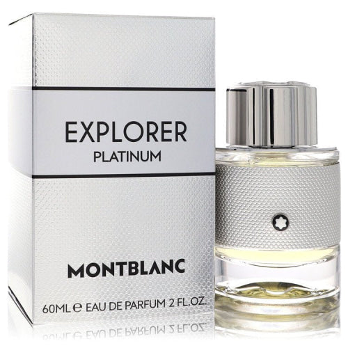 Montblanc Explorer Platinum by Mont BlancEau De Parfum Spray 2 oz 2 oz / 60 ml / Alcohol, Amber, Woody, Aldehyde, Oils Men