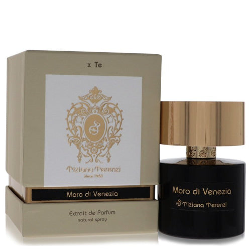 Moro Di Venezia by Tiziana TerenziExtrait De Parfum Spray (Unisex) 3.38 oz 3.38 oz / 100 ml / Alcohol, Amber, Woody, Aldehyde, Oils Unisex