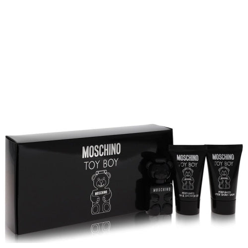 Moschino Toy Boy by MoschinoGift Set --.17 oz Mini EDP + .8 oz Shower Gel + .8 oz After Shave Balm -- / -- / Alcohol, Amber, Woody,