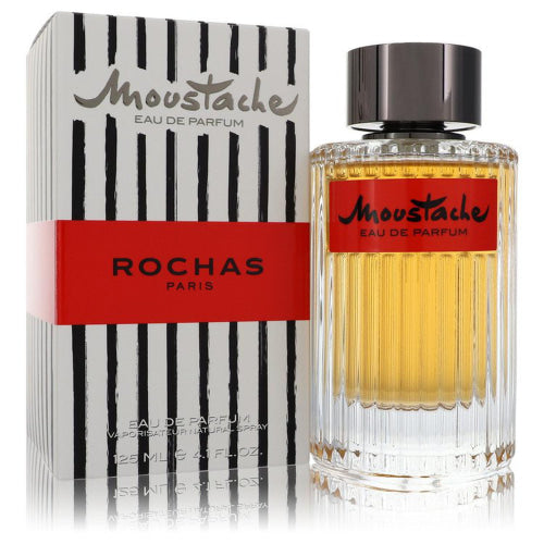 Moustache by RochasEau De Parfum Spray 4.1 oz 4.1 oz / 121 ml / Alcohol, Amber, Woody, Aldehyde, Oils Men