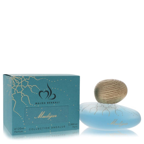 Mudejar by Majda BekkaliEau De Parfum Spray (Unisex) 3.96 oz 3.96 oz / 117 ml / Alcohol, Amber, Woody, Aldehyde, Oils Unisex