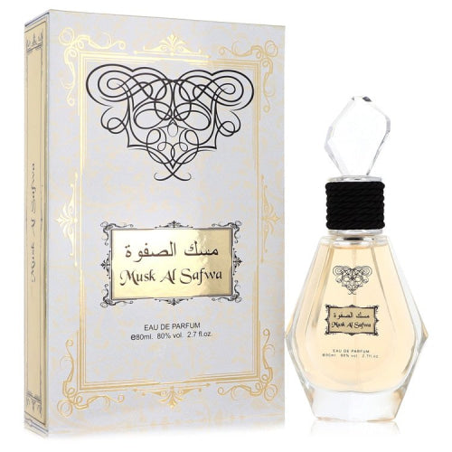 Musk Al Safwa by RihanahEau De Parfum Spray (Unisex) 2.7 oz 2.7 oz / 80 ml / Alcohol, Amber, Woody, Aldehyde, Oils Unisex