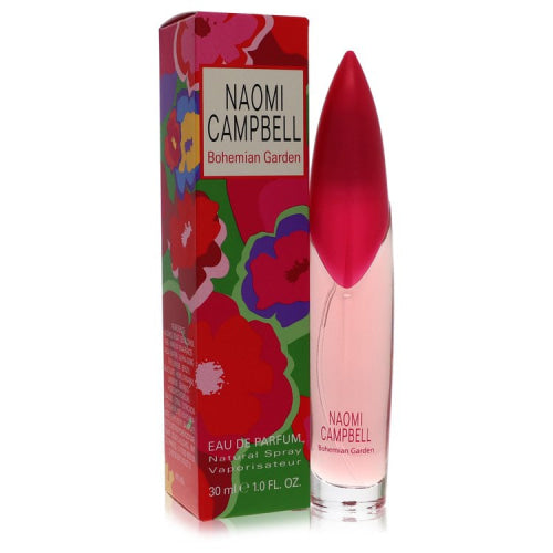 Naomi Campbell Bohemian Garden by Naomi CampbellEau De Parfum Spray 1 oz 1 oz / 30 ml / Alcohol, Amber, Woody, Aldehyde, Oils Women