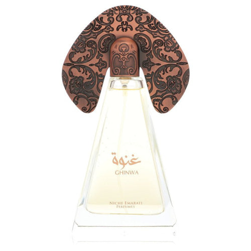 Niche Emarati Ghinwa by LattafaEau De Parfum Spray (Unisex Unboxed) 3.4 oz 3.4 oz / 100 ml / Alcohol, Amber, Woody, Aldehyde, Oils Women