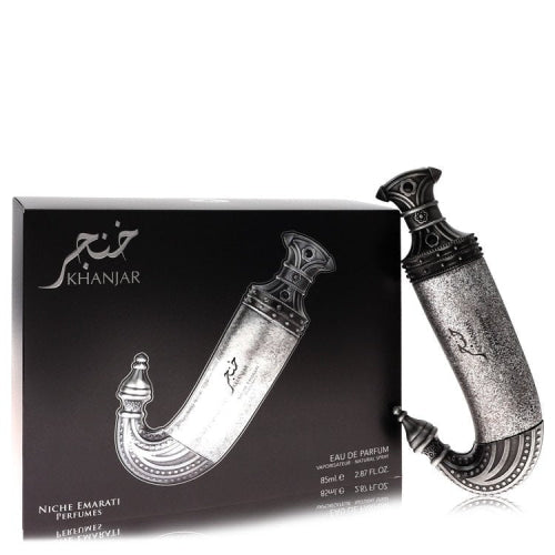 Niche Emarati Khanjar by LattafaEau De Parfum Spray 2.8 oz 2.8 oz / 83 ml / Alcohol, Amber, Woody, Aldehyde, Oils Men