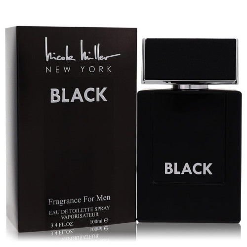 Nicole Miller Black by Nicole MillerEau De Toilette Spray 3.4 oz 3.4 oz / 100 ml / Alcohol, Amber, Woody, Aldehyde, Oils Men