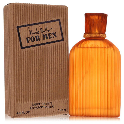 Nicole Miller by Nicole MillerEau De Toilette Spray 4.2 oz 4.2 oz / 125 ml / Alcohol, Amber, Woody, Aldehyde, Oils Men