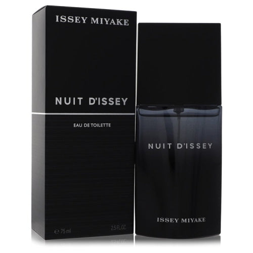 Nuit D’issey by Issey MiyakeEau De Toilette Spray 2.5 oz 2.5 oz / 75 ml / Alcohol, Amber, Woody, Aldehyde, Oils Men
