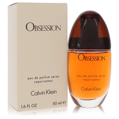 Obsession by Calvin KleinEau De Parfum Spray 1.7 oz 1.7 oz / 50 ml / Alcohol, Amber, Woody, Aldehyde, Oils Women