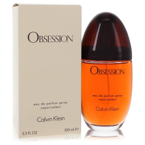 Obsession by Calvin KleinEau De Parfum Spray 3.4 oz 3.4 oz / 100 ml / Alcohol, Amber, Woody, Aldehyde, Oils Women