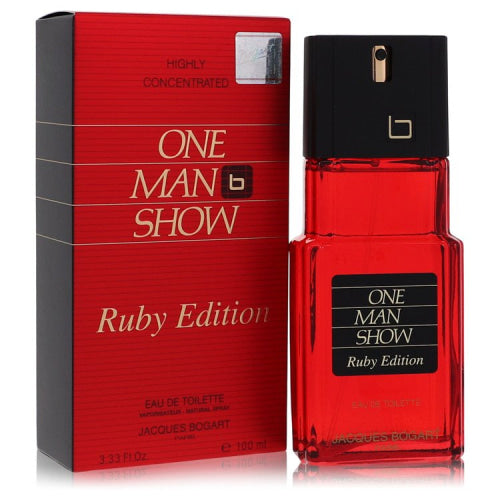One Man Show Ruby by Jacques BogartEau De Toilette Spray 3.3 oz 3.3 oz / 100 ml / Alcohol, Amber, Woody, Aldehyde, Oils Men